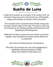 Art Print:  Sueño de Luna