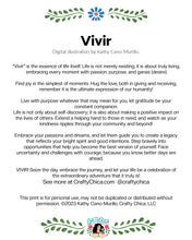 'Vivir' Art Print