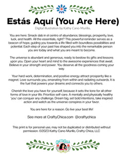 'Estas Aqui' Art Print