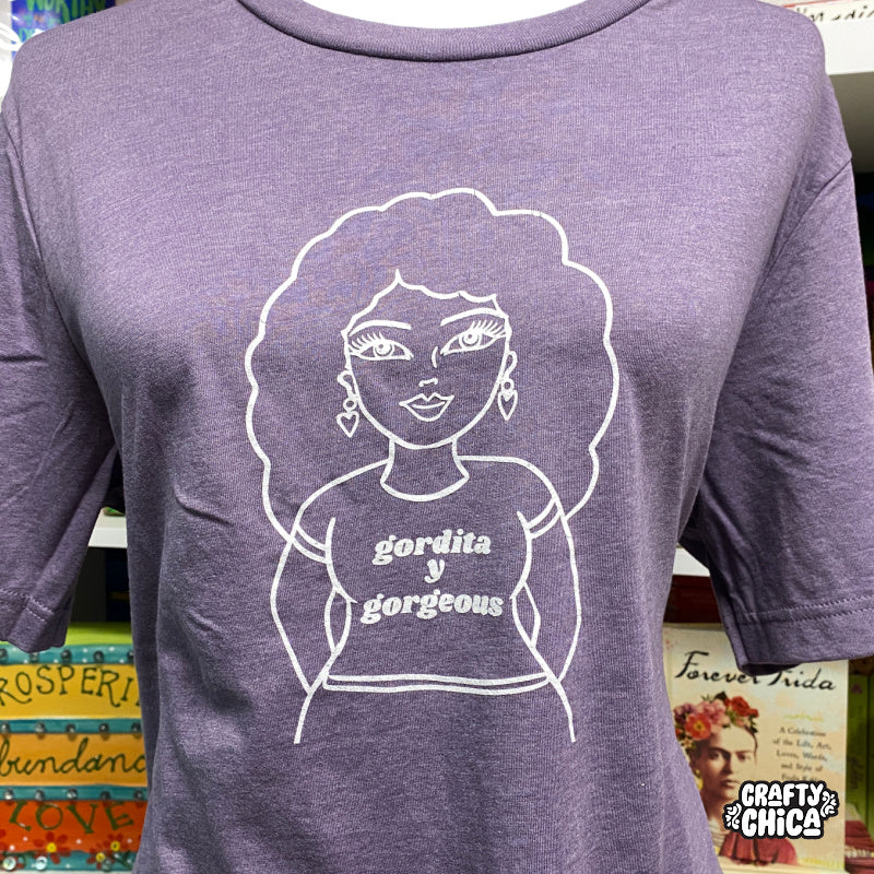 Gordita y Gorgeous Shirt - Purple