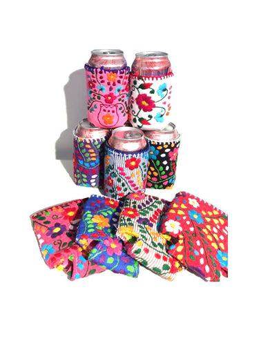 Mexican Embroidered Koozie