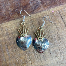Metal Corazón Earrings
