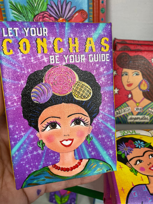 'Let Your Conchas Be Your Guide' Canvas Art Print