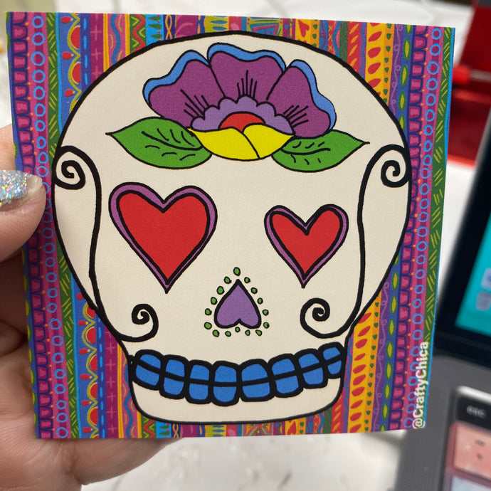 Sugar Skull Sticker