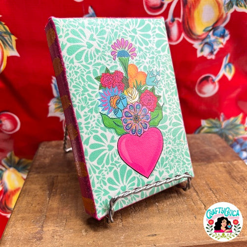 'Abundant Heart' Chunky Canvas Print