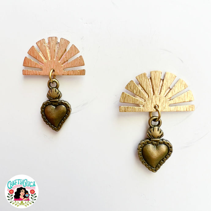 Radiant Heart Earrings