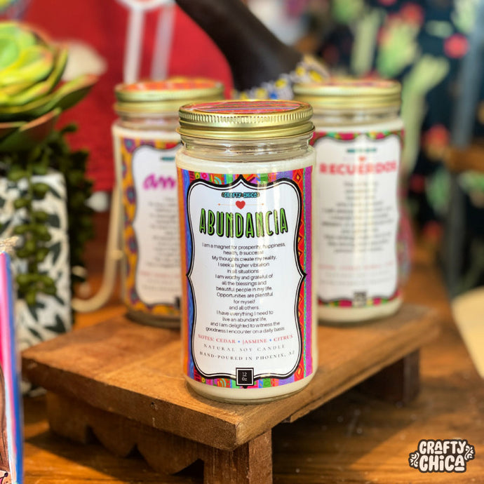 Abundancia Intention Candle
