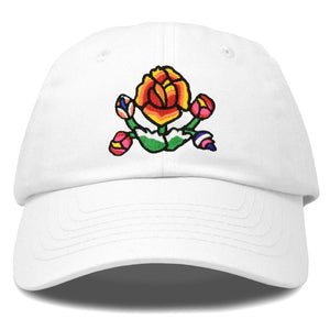 Las Flores Embroidered Baseball Cap