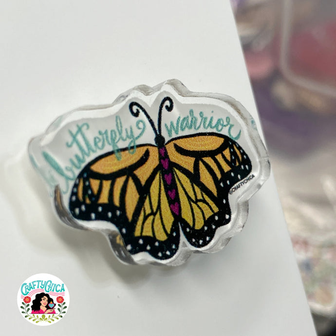 Butterfly Warrior Lapel Pin