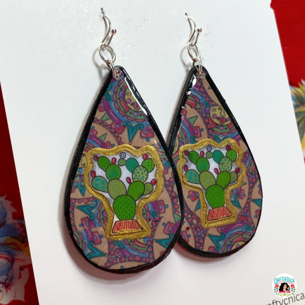 Happy Nopales Earrings