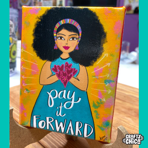 'Pay It Forward' Canvas Art Print