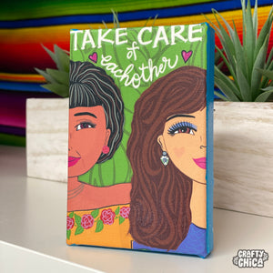 'Take Care of Eachother’ Canvas Art Print
