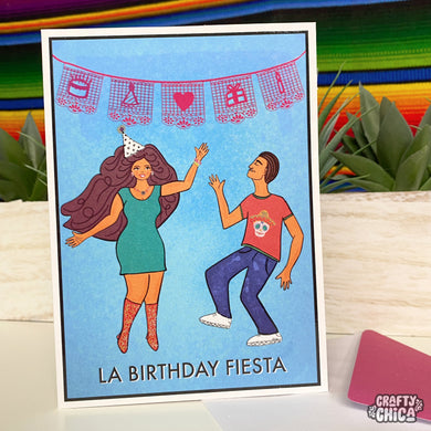 'La Birthday Fiesta' Greeting Card