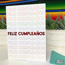 'Feliz Cumpleaños' Metallic Greeting Card