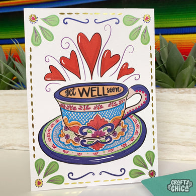 'Get Well Soon' Greeting Card