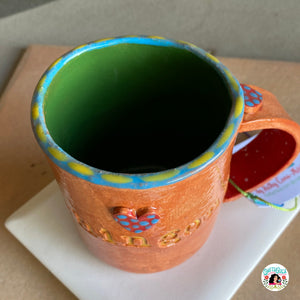 Chingona & Chillona hand built mug