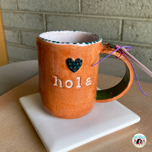 Chula & Amor hand built mug