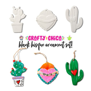 Crafty Chica DIY Blank Ornament Set
