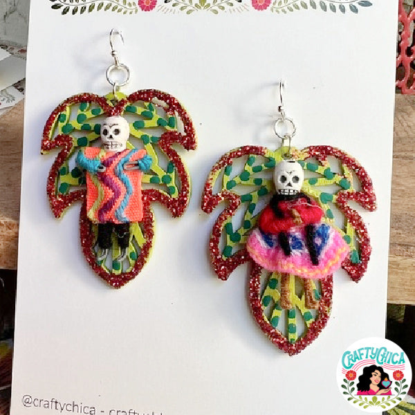 La Danza Day of the Dead Earrings