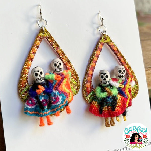 La Vida Day of the Dead Earrings