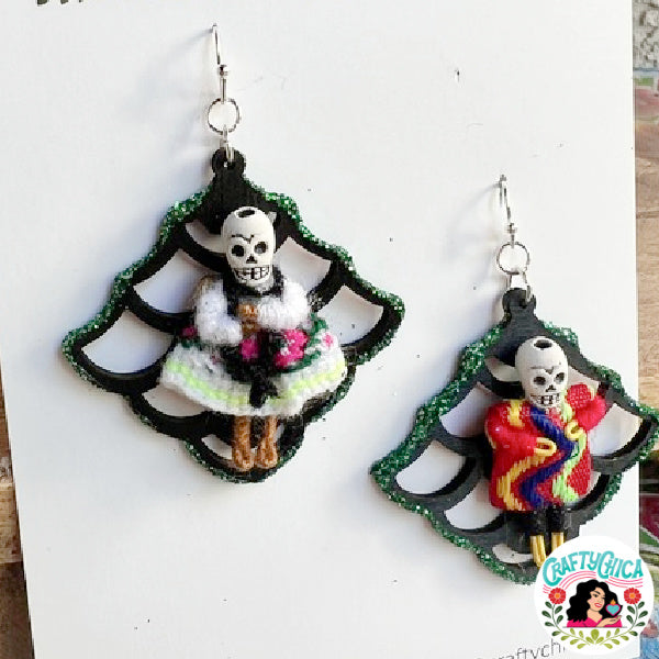 Feliz Vida Day of the Dead Earrings