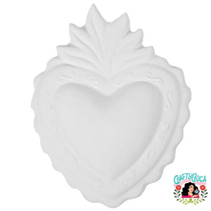 Blank Ceramic Sacred Heart