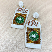 Whipped Cafecito Beaded Earrings
