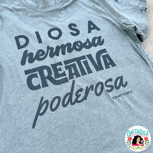 Customized Holographic T-Shirt - Crafty Chica