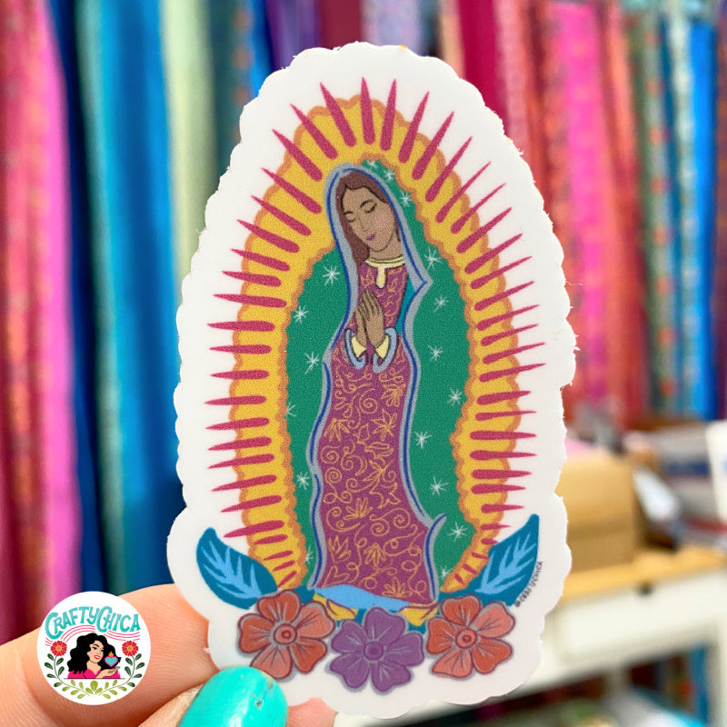 Virgin of Guadalupe Vinyl Sticker