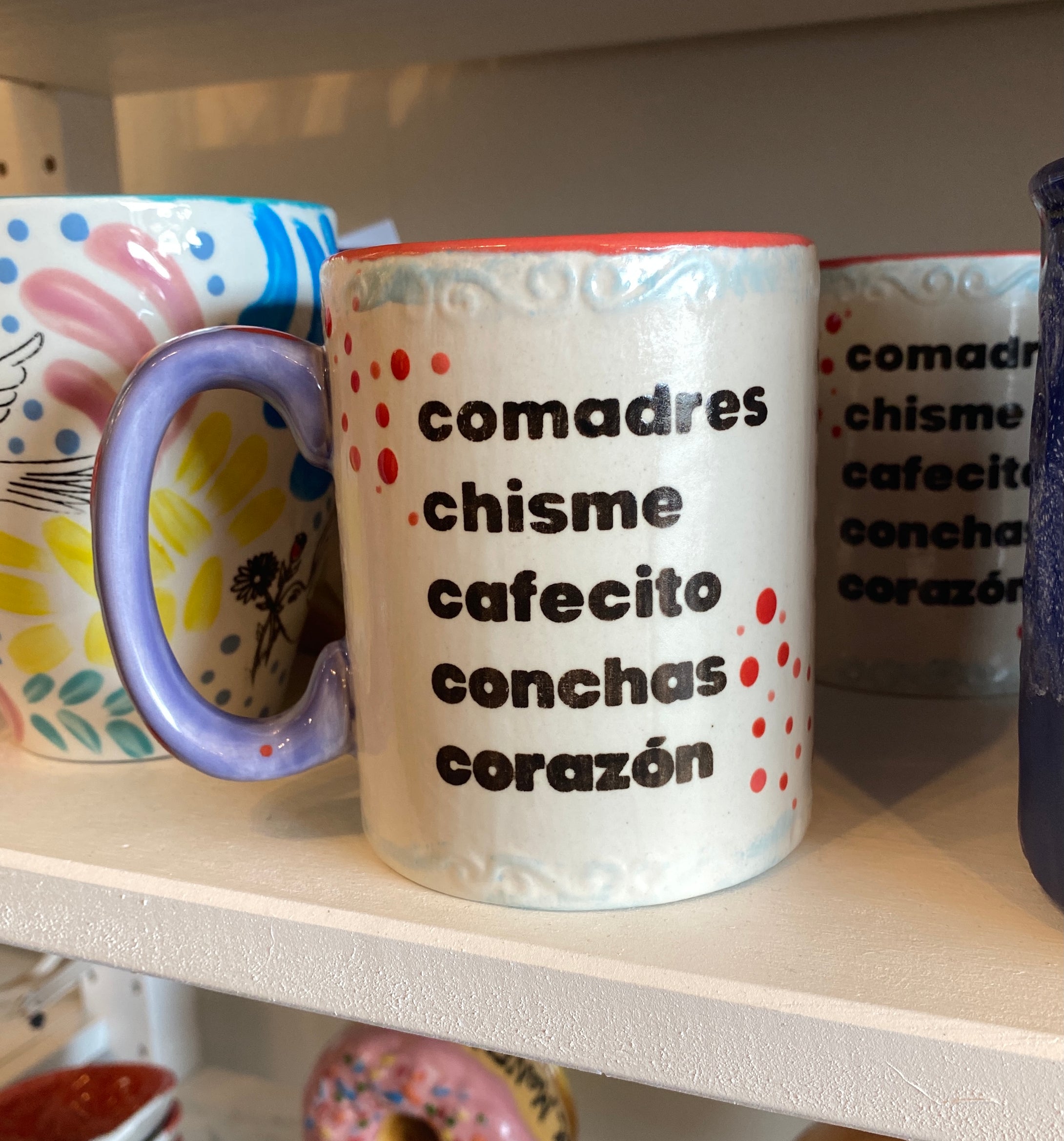 Comadres Chisme Cafecito Mug