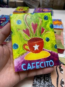 'Cafecito' Chunky Canvas Print
