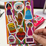 Crafty Chica sticker Sheet