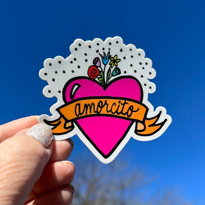 Amorcito Heart Vinyl Sticker