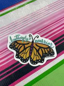 Butterfly Warrior Sticker
