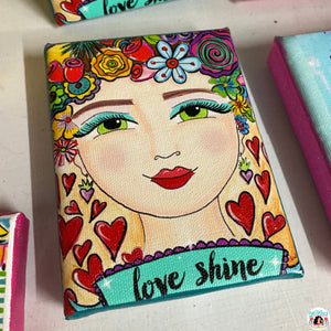 'Love Shine' Canvas Art Print