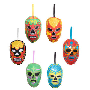 Luchador Puffy Embroidered Ornament