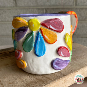 Rainbow Flower Mug