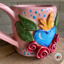 Heart & Roses Pink Mug #1