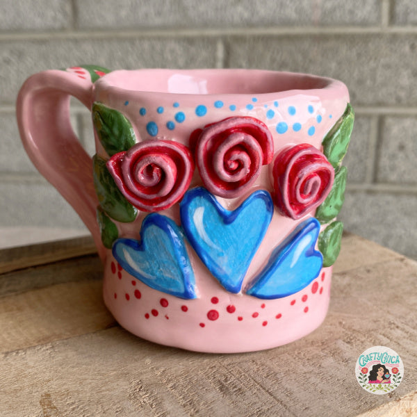 Hearts and Roses Mug #2