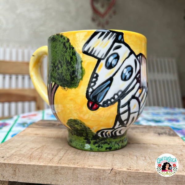 Day of the Dead Mug: Outdoor Puppy