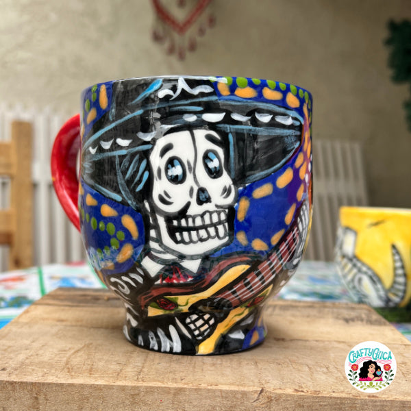 Day of the Dead Mug: El Musico