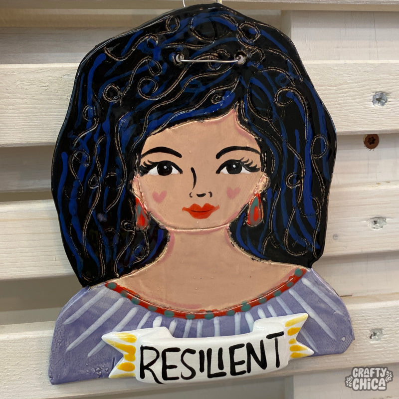 Resilient Ceramic Wall Art