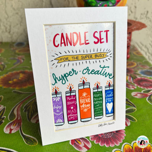 Hyper Creative Matted Print