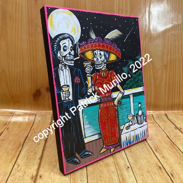 Señora Elegante Muertos Painting