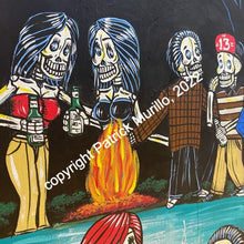 After Party in the After Life Muertos Painting