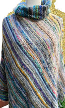 Azul Rainbow Poncho - Cowl Neck