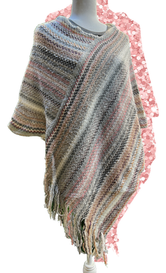 Winter Ivory Poncho
