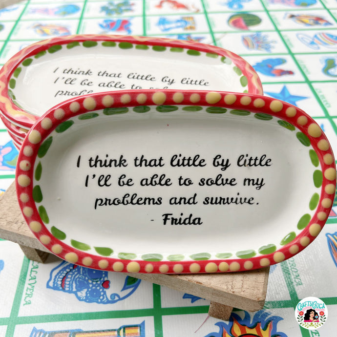 Frida Quote Ring Dish