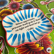 Celia Cruz Quote Ring Dish