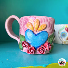 Heart & Roses Pink Mug #3